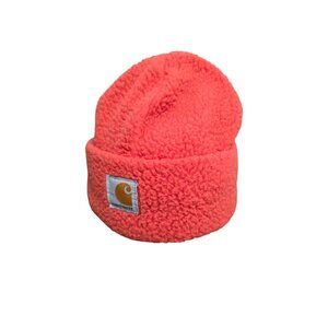 Carhartt Coral Fleece Beanie Hat Warm Winter Cuffed Design Unisex One Size
